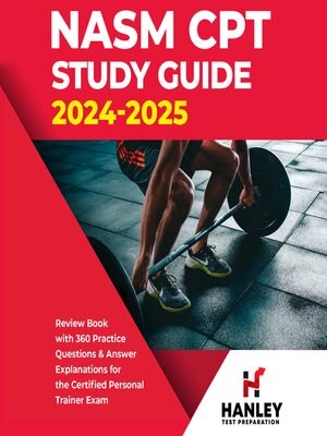 cover image of NASM CPT Study Guide 2024-2025